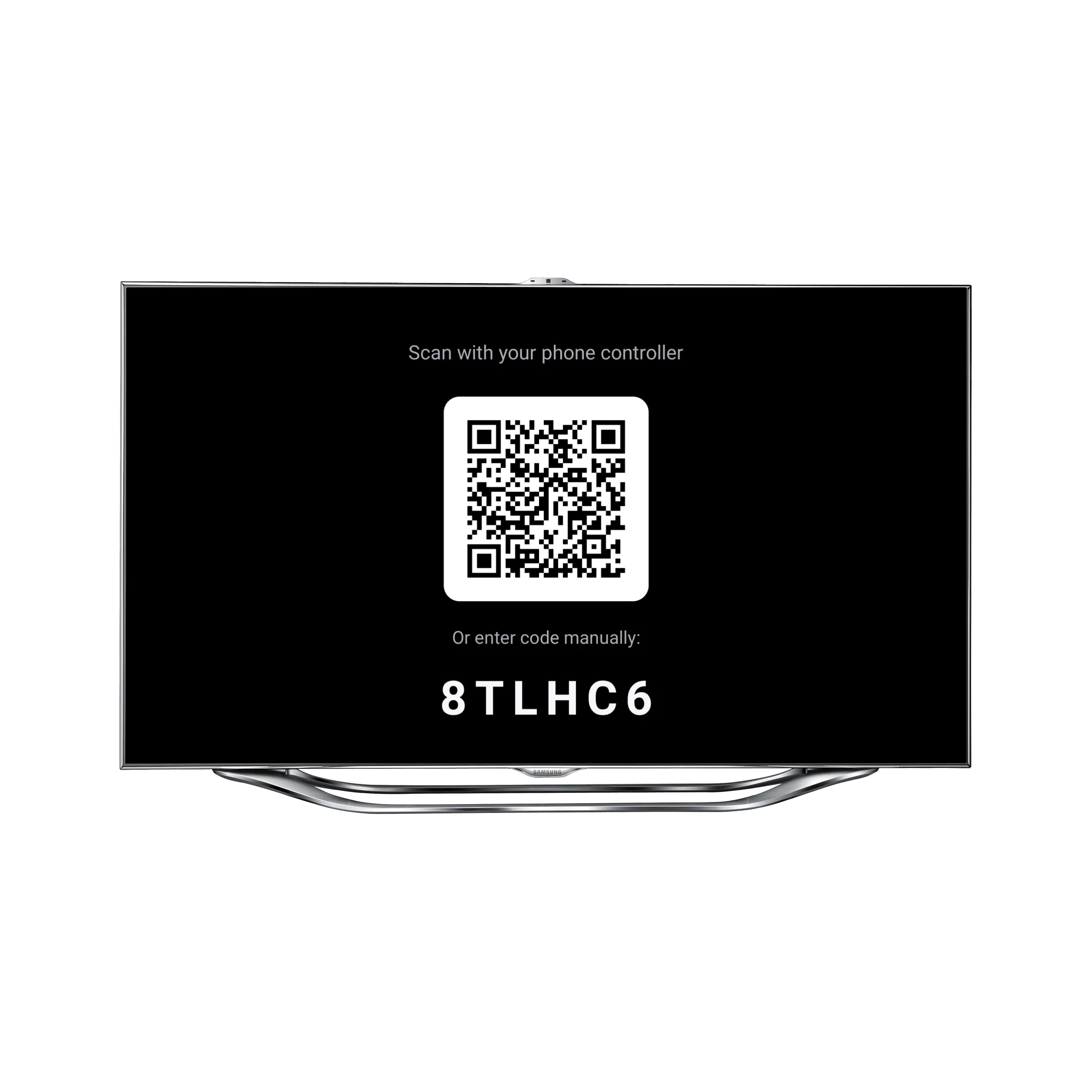 TV pairing screen